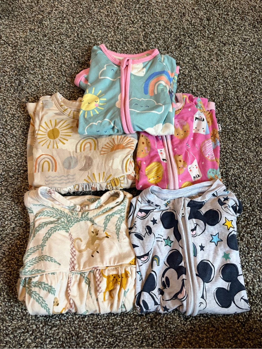Little Sleepies shorty bundle